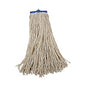 Boardwalk(R) Mop Head, Lie-Flat Head, Cotton, 20 oz, 12 Mop Heads (BWK720C)