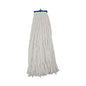 Boardwalk Mop Head, Economical Lie-Flat Head, Rayon Fiber, 32-Oz., White, 12/Carton (BWK732R)