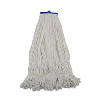 Boardwalk(R) Mop Head, Lie-Flat Head, Rayon Fiber, 24oz, White, 12/Carton (BWK824R)