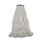 Boardwalk(R) Mop Head, Lie-Flat Head, Rayon Fiber, 24oz, White, 12/Carton (BWK824R)