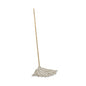 Boardwalk(R) Cut-End Cotton Mop Head, White, #24 Handle Deck, 6 Mops (BWKCD50024S)