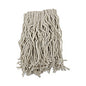 Boardwalk(R) Cut-End Cotton Mop Head, White, 4-Ply, #16 Band, 12 Mops (BWKCM02016S)