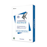 Hammermill Great White 30 Recycled Print Paper, 92 Bright, 20 lb Bond Weight, 11 x 17, White, 500/Ream (86750)
