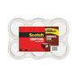 Scotch 3750 Commercial Grade Packaging Tape, 3" Core, 1.88" x 54.6 yds, Clear, 6/Pack (37506)