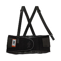 ergodyne ProFlex 100 Economy Spandex Back Support Brace, Large, 34" to 38" Waist, Black (11384)