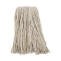 Boardwalk(R) Cotton Cut-End Wet Mop Heads, 16 oz, White, 12 Mop Heads (BWK216CCT)