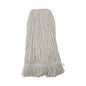 Boardwalk Pro Loop Web/Tailband Wet Mop Head, Rayon, 24oz, White, 12/Carton (BWK424RCT)