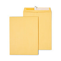 Universal Peel Seal Strip Catalog Envelope, #10 1/2, Square Flap, Self-Adhesive Closure, 9 x 12, Natural Kraft, 100/Box (UNV40102)