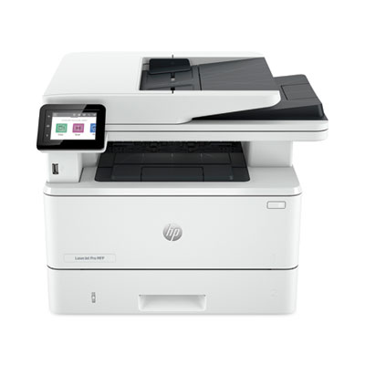 HP LaserJet Pro MFP 4101fdne Multifunction Laser Printer, Copy/Fax/Print/Scan Copier/Fax/Printer/Scanner - 63 ppm Mono Print - 4800 x 600 dpi Print - Automatic Duplex Print - Up to 80000 Pages Monthly - Color Flatbed Scanner - 1200 dpi Optical Sc (2Z618E)