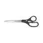 Westcott KleenEarth Basic Plastic Handle Scissors, 9" Long, 4.25" Cut Length, Straight Black Handle (15586)