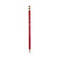 Prismacolor Col-Erase Pencil with Eraser, 0.7 mm, 2B, Carmine Red Lead, Carmine Red Barrel, Dozen (20045)