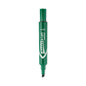 Avery MARKS A LOT Large Desk-Style Permanent Marker, Broad Chisel Tip, Green, Dozen (8885) (08885)