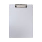 Universal Aluminum Clipboard with Low Profile Clip, 0.5" Clip Capacity, Holds 8.5 x 11 Sheets, Aluminum (UNV40301)