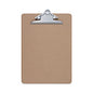 Universal Hardboard Clipboard, 1.25" Clip Capacity, Holds 8.5 x 11 Sheets, Brown (UNV40304)
