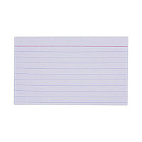 Universal Ruled Index Cards, 3 x 5, White, 100/Pack (UNV47210)