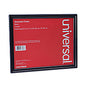 Universal All Purpose Document Frame, 8.5 x 11 Insert, Black, 3/Pack (UNV76848)