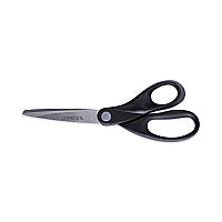 Universal Stainless Steel Office Scissors, 8" Long, 3.75" Cut Length, Straight Black Handle (UNV92009)