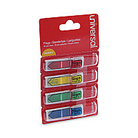 Universal Deluxe Message Arrow Flags, "Sign Here", Assorted Colors, 120/Pack (UNV99011)
