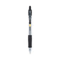 Pilot G2 Premium Gel Pen Convenience Pack, Retractable, Extra-Fine 0.38 mm, Black Ink, Smoke/Black Barrel, Dozen (31277)