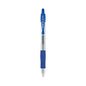 Pilot G2 Premium Gel Pen, Retractable, Extra-Fine 0.5 mm, Blue Ink, Smoke/Blue Barrel, Dozen (31003)