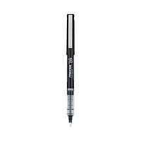 Pilot Precise V5 Roller Ball Pen, Stick, Extra-Fine 0.5 mm, Black Ink, Black/Clear Barrel, Dozen (35334)