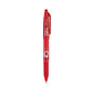 Pilot FriXion Ball Erasable Gel Pen, Stick, Fine 0.7 mm, Red Ink, Red Barrel (31552)