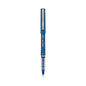 Pilot Precise V7 Roller Ball Pen, Stick, Fine 0.7 mm, Blue Ink, Blue/Clear Barrel, Dozen (35349)