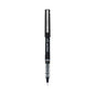 Pilot Precise V7 Roller Ball Pen, Stick, Fine 0.7 mm, Black Ink, Black/Clear Barrel, Dozen (35346)