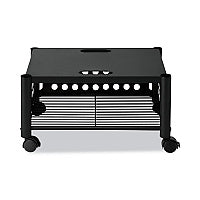 Vertiflex Underdesk Machine Stand, Metal, 2 Shelves, 90 lb Capacity, 21.5" x 17.88" x 11.5", Black (VF52009)