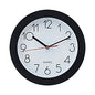 Universal Bold Round Wall Clock, 9.75" Overall Diameter, Black Case, 1 AA (sold separately) (UNV10421)