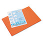 Pacon Tru-Ray Construction Paper, 76 lb Text Weight, 12 x 18, Orange, 50/Pack (103034)