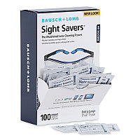 Bausch & Lomb Sight Savers Premoistened Lens Cleaning Tissues, 8 x 5, 100/Box (8574GM)