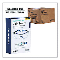 Bausch & Lomb Sight Savers Premoistened Lens Cleaning Tissues, 8 x 5, 100/Box, 10 Box/Carton (8574GMCT)