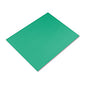 Pacon Four-Ply Railroad Board, 22 x 28, Holiday Green, 25/Carton (54661)