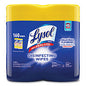 Lysol(R) Disinfecting Wipes, Lemon Lime, 80 Wipes, 2 Canisters (80296PK)