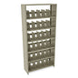 Tennsco Snap-Together Steel Six-Shelf Closed Starter Set, 36w x 12d x 76h, Sand (1276PCSD)