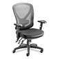 Alera Aeson Series Multifunction Task Chair, Supports Up to 275 lb, 15" to 18.82" Seat Height, Black Seat/Back, Black Base (ALEAS42M14)