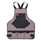 ergodyne Arsenal 5704 Canvas Tool Apron, 22 Compartments, 25.5 x 28, Canvas, Gray (13694)