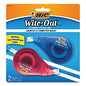 BIC Wite-Out EZ Correct Correction Tape, Non-Refillable, Randomly Assorted Applicator Colors, 0.17" x 472", 2/Pack (WOTAPP21)