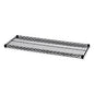 Alera Industrial Wire Shelving Extra Wire Shelves, 48w x 18d, Black, 2 Shelves/Carton (ALESW584818BL)