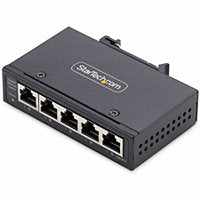 StarTech 5-Port Unmanaged Industrial Network Switch, 100/1000 Ethernet, DIN