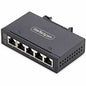 StarTech 5-Port Unmanaged Industrial Network Switch, 100/1000 Ethernet, DIN