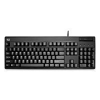 Adesso EasyTouch Smart Card Reader Keyboard AKB-630SB-TAA, 104 Keys, Black