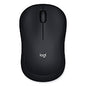 Logitech M185 Wireless Mouse, 2.4 GHz Frequency/30 ft Wireless Range, Left/Right Hand Use, Black (910002225)