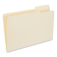 Universal Top Tab File Folders, 1/3-Cut Tabs: Right Position, Legal Size, 0.75" Expansion, Manila, 100/Box (UNV15123)