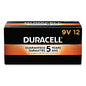 Duracell CopperTop Alkaline 9V Batteries, 12/Box (MN1604BKD)