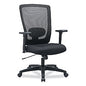 Alera Envy Series Mesh High-Back Multifunction Chair, Supports Up to 250 lb, 16.88" to 21.5" Seat Height, Black (ALENV41M14)