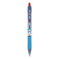 Pilot B2P Bottle-2-Pen Recycled Ballpoint Pen, Retractable, Medium 1 mm, Red Ink, Translucent Blue Barrel, Dozen (32802)