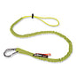 ergodyne Squids 3100 Lanyard with Aluminum Carabiner + Cinch-Loop, 10 lb Max Working Capacity, 42" to 54" Long, Lime (19013)