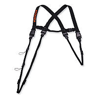ergodyne Squids 3132 Barcode Scanner Lanyard Harness, X-Large: 23" Arm Strap, 46" Lanyard Strap, Black (19170)